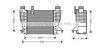 AVA QUALITY COOLING DN4356 Intercooler, charger